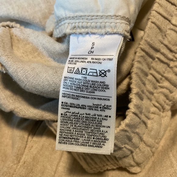 Old navy linen blend wide leg pant - Picture 5 of 6